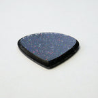 Northern Ghost Plectrums Handmade Acrylic Guitar Pick - 2.5mm Black Glitter Jazz XL Wide - Ploutone