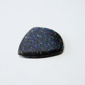 Northern Ghost Plectrums Handmade Acrylic Guitar Pick - 2.5mm Black Glitter Jazz XL - Ploutone