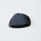 Northern Ghost Plectrums Handmade Acrylic Guitar Pick - 2.5mm Black Glitter Jazz XL - Ploutone