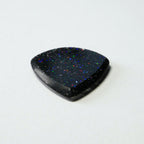 Northern Ghost Plectrums Handmade Acrylic Guitar Pick - 2.5mm Black Glitter Jazz XL - Ploutone