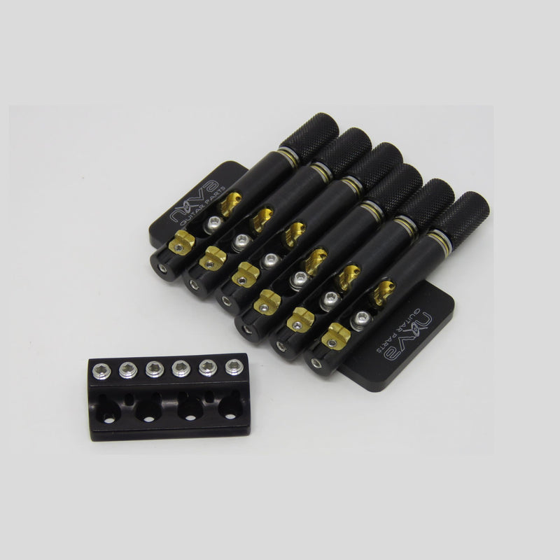 Nova Guitar Parts 6-String Headless Guitar Bridge Block Headpiece - Ploutone