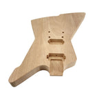 Unfinished Explorer-Style Guitar Body - Mahogany - Ploutone