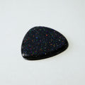Northern Ghost Plectrums Handmade Acrylic Guitar Pick - 2.5mm Black Glitter Standard 351 - Ploutone