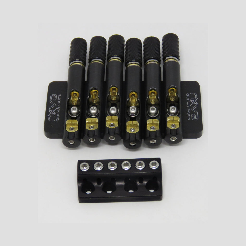 Nova Guitar Parts 6-String Headless Guitar Bridge - Ploutone