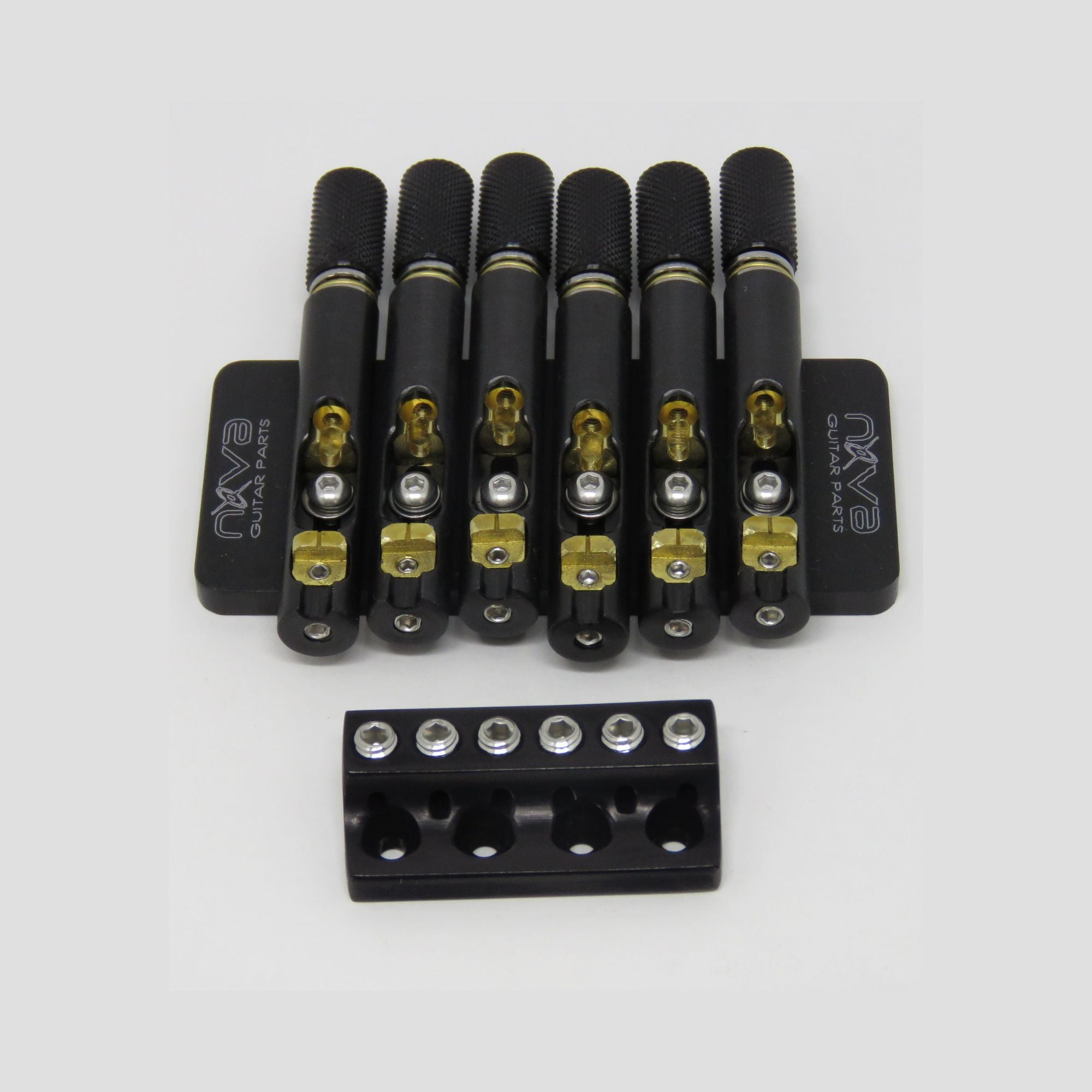 Nova Guitar Parts 6-String Headless Guitar Bridge - Ploutone
