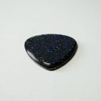 Northern Ghost Plectrums Handmade Acrylic Guitar Pick - 2.5mm Black Glitter Standard 351 - Ploutone