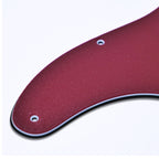 Custom 8-Hole Telecaster Pickguard - Artisan Series - Textured Wine Red - Ploutone