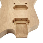 Unfinished Explorer-Style Guitar Body - Mahogany - Ploutone