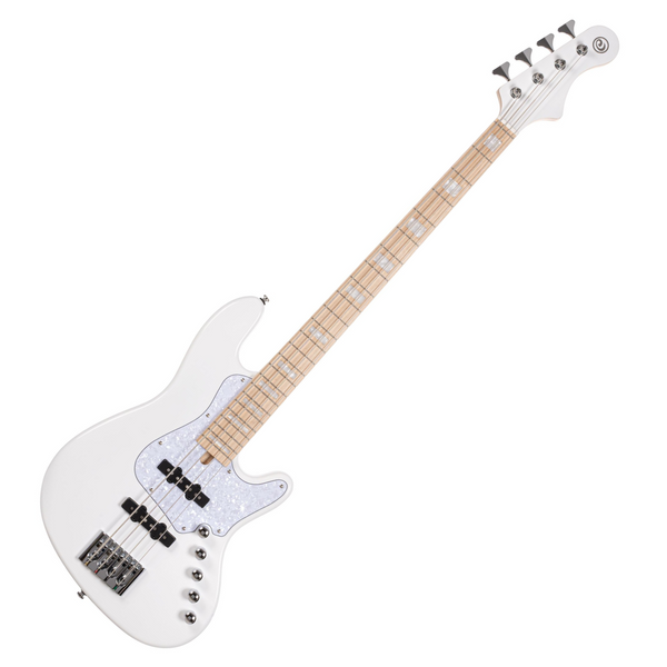 Cort Elrick NJS Series 4-String Bass Guitar White - Ploutone