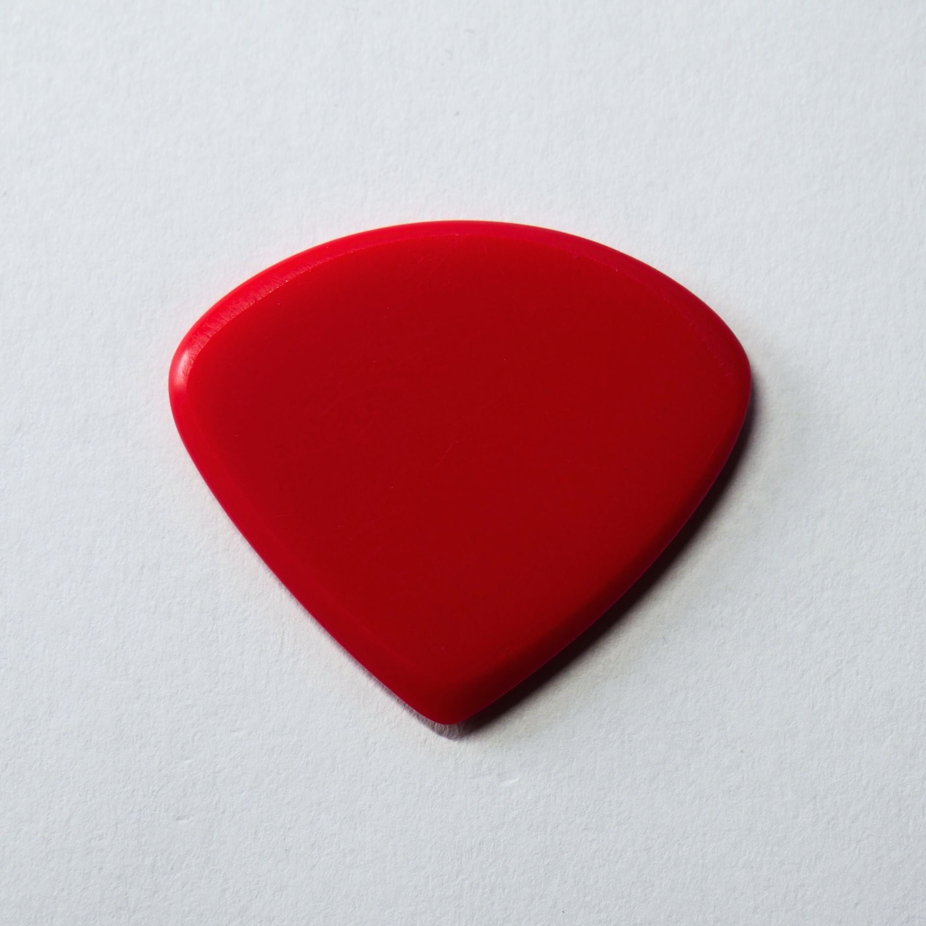 Northern Ghost Plectrums Handmade Acrylic Guitar Pick - 2.5mm Red Jazz XL Wide - Ploutone