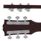 Hipshot Grip-Lock Closed Gear Guitar Tuner Upgrade Kit for 3+3 Headstocks (10mm Post Holes) - Ploutone