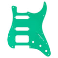 Fender Stratocaster HSS Pickguard (Open Humbucker) - 4-Ply Green Pickguards from Ploutone