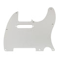 8-Hole Metal Telecaster Pickguard - Brushed Aluminum - Ploutone