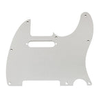 8-Hole Metal Telecaster Pickguard - Brushed Aluminum - Ploutone