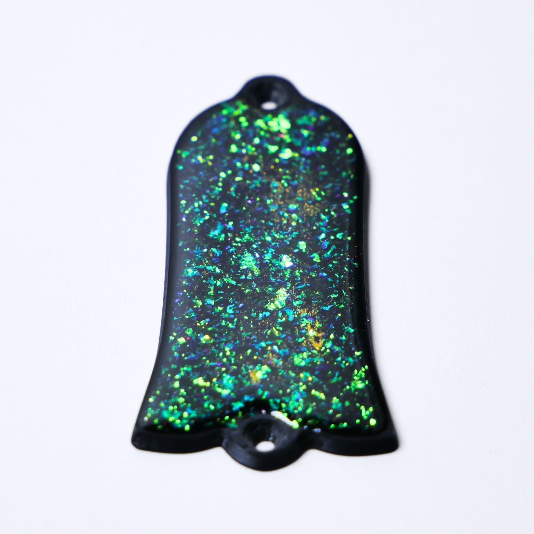 Custom Gibson Les Paul Truss Rod Cover - Amber Mica truss rod covers from Ploutone