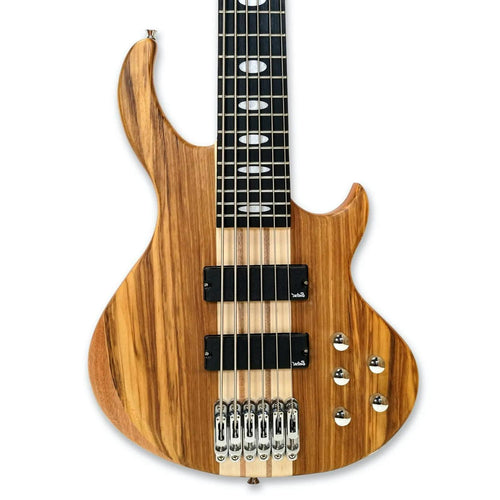 6-String Electric Bass - Wenge & Okoume Body/ Maple Neck (w/ gig bag) - Ploutone
