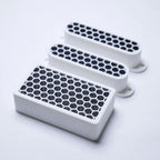 Custom HSS Pickup Cover Set (No Holes) - White & Black - Ploutone