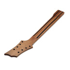 Okoume 8-String Guitar Neck, 24 Fret, Artificial Rosewood Fretboard - Ploutone
