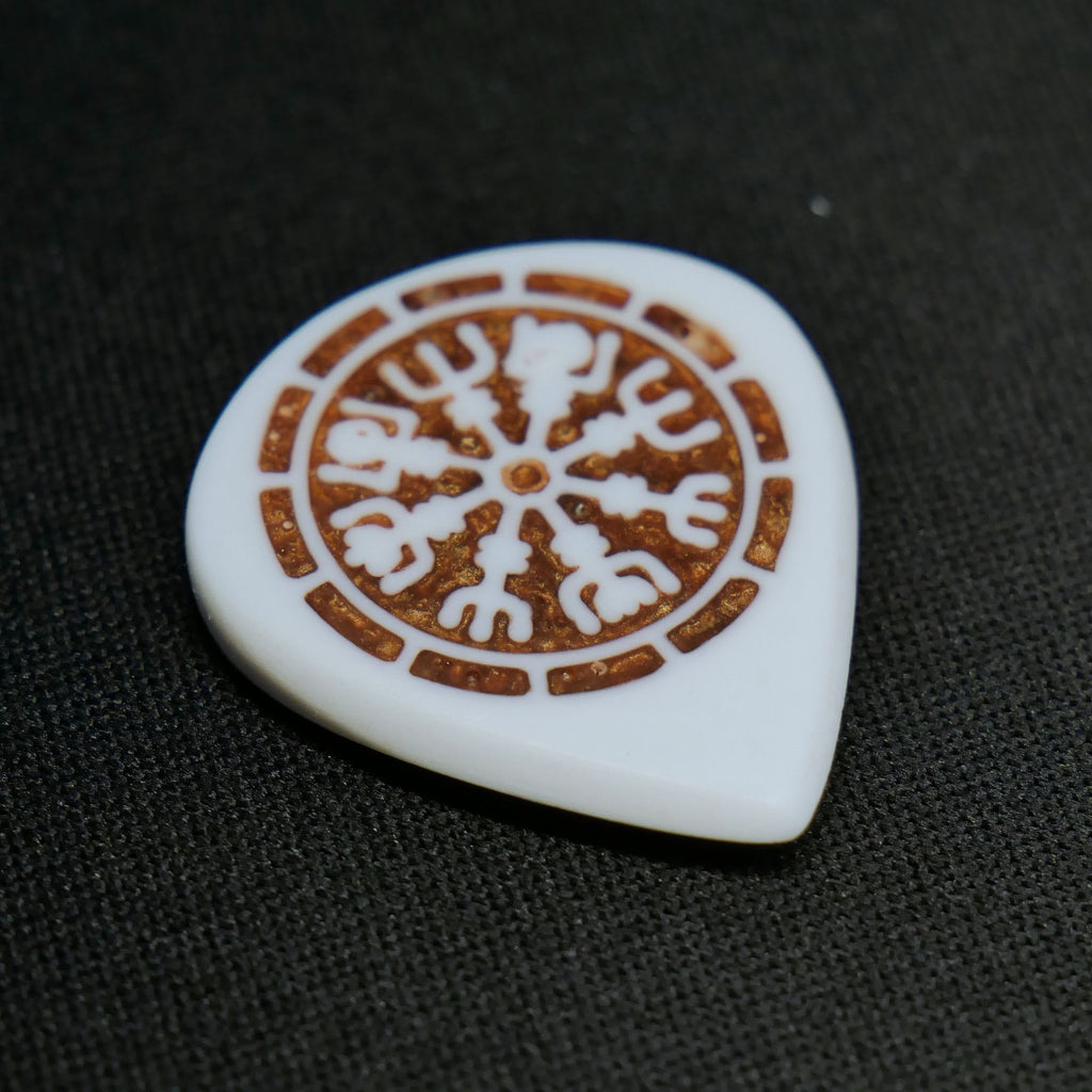 Opus Jari VALKORE™ - Vegvisir Handmade Guitar Pick - Ploutone