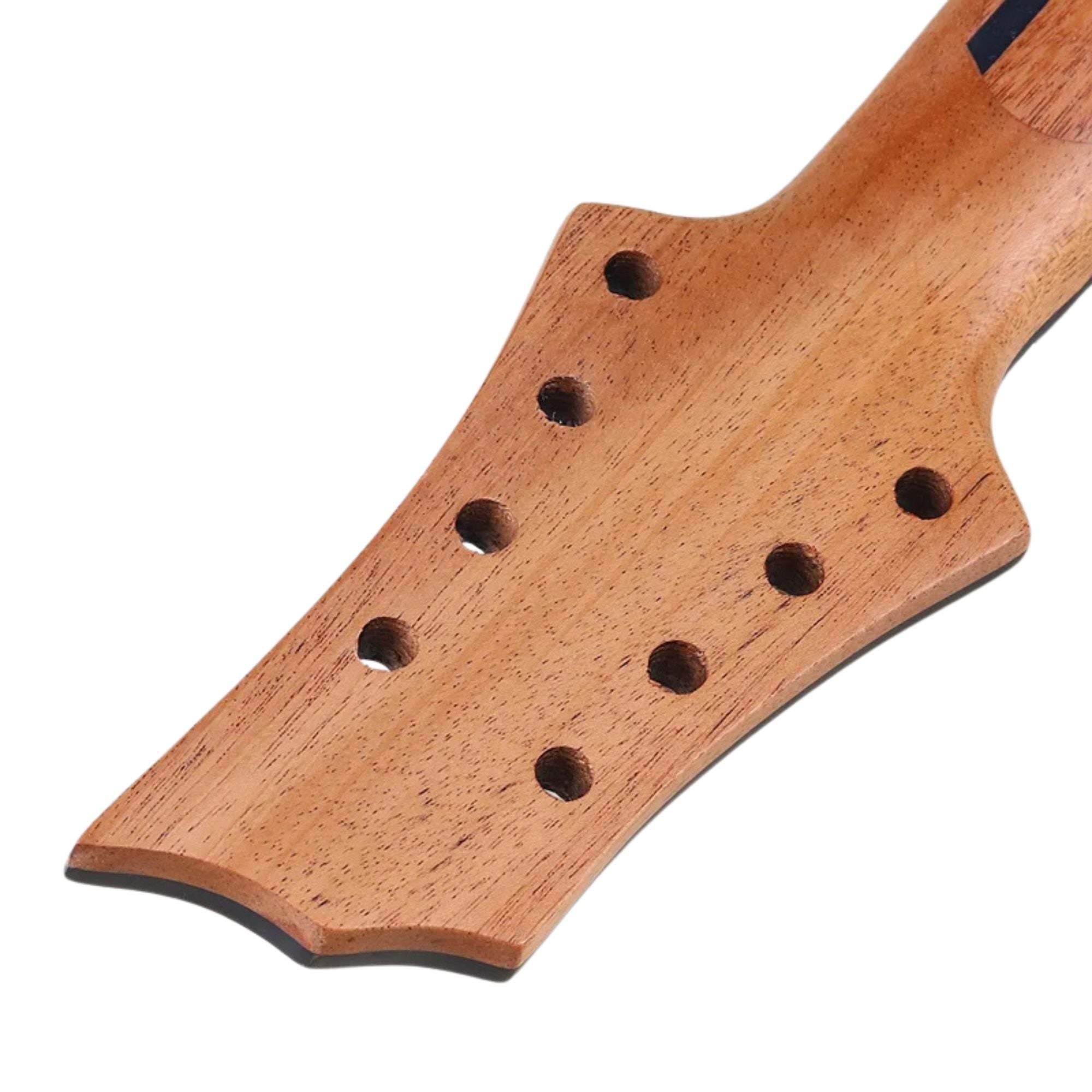 Okoume 8-String Guitar Neck, 24 Fret, Artificial Rosewood Fretboard - Ploutone