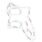 72' Thinline Telecaster Pickguard - 4-Ply Black Pearl - Ploutone