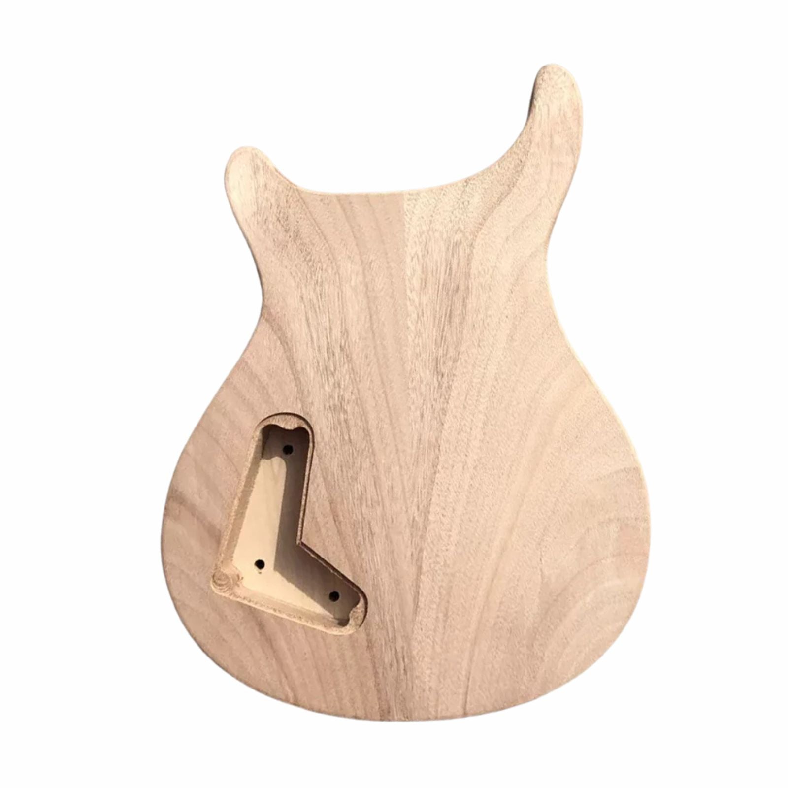 Unfinished PRS-Style Guitar Body - Quilted Maple and Mahogany - Ploutone