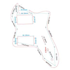 72' Thinline Telecaster Pickguard – 20+ Colors - Ploutone