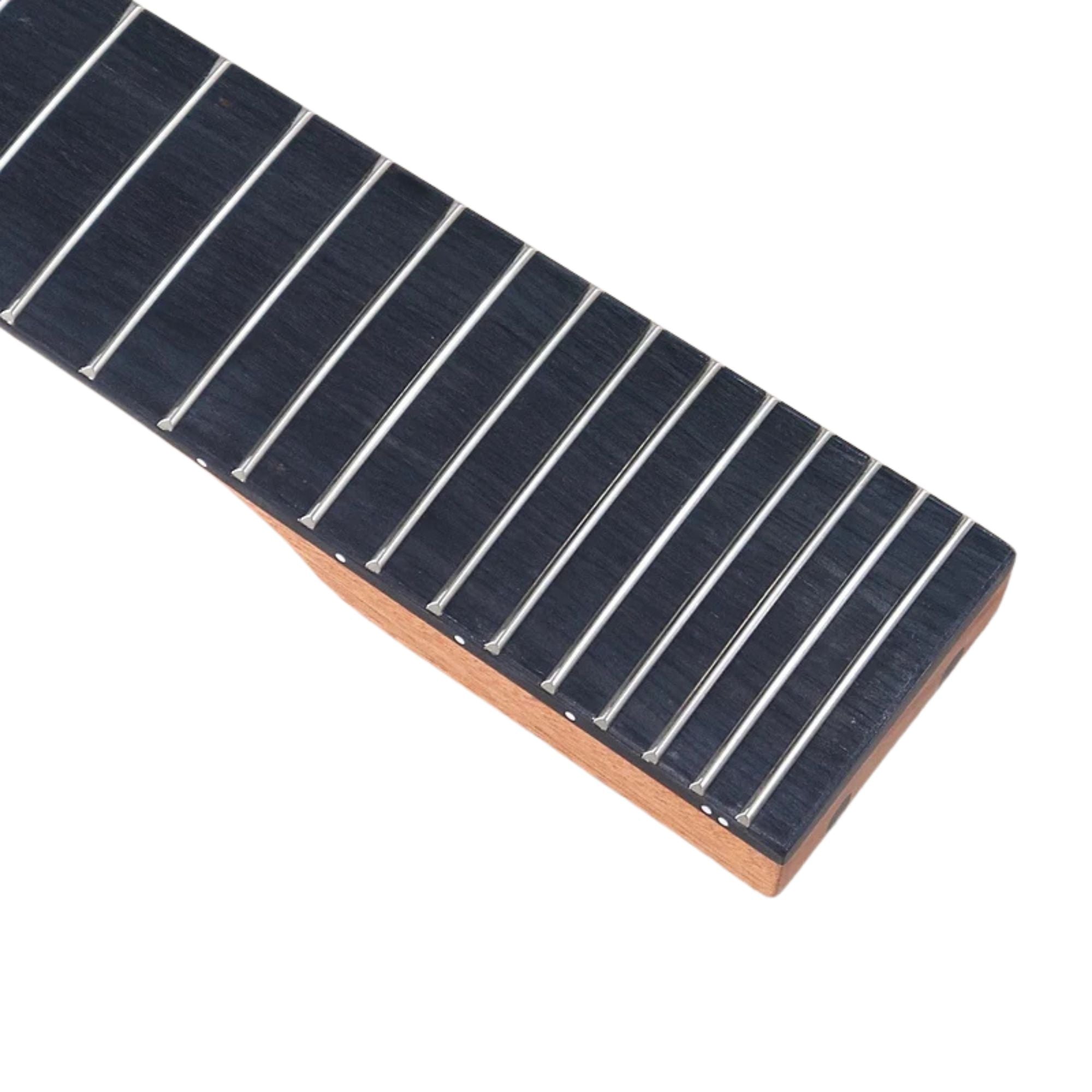 Okoume 8-String Guitar Neck, 24 Fret, Artificial Rosewood Fretboard - Ploutone