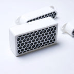 Custom HSS Pickup Cover Set (No Holes) - White & Black - Ploutone