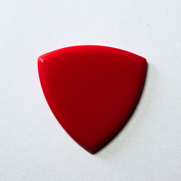 Northern Ghost Plectrums Handmade Acrylic Guitar Pick - 2.5mm Red Triangle Guitar Picks from Ploutone