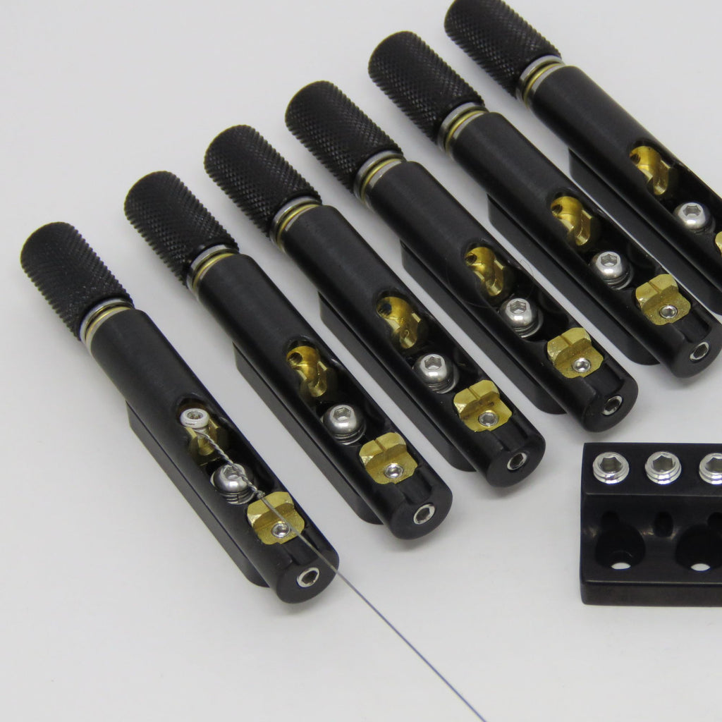 Nova Guitar Parts Single String Headless Guitar Bridge - 6, 7, and 8-String - Ploutone
