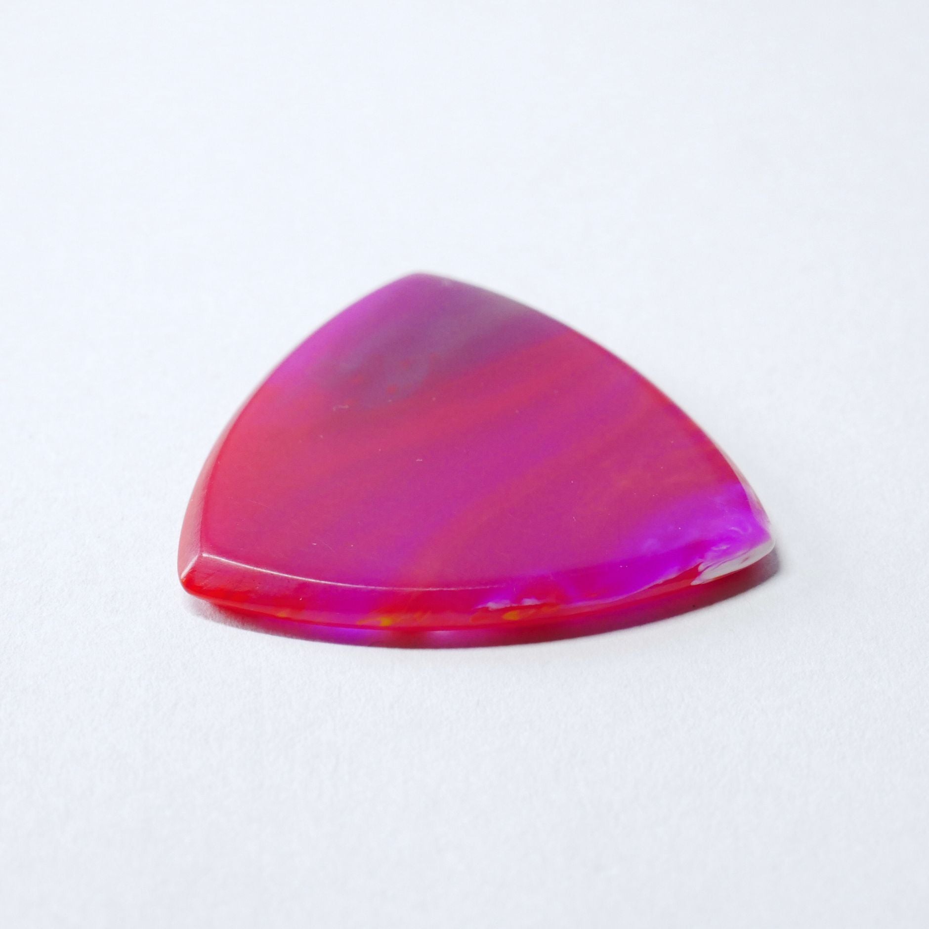 Northern Ghost Plectrums Handmade Acrylic Guitar Pick - 2.5mm Rainbow Triangle - Ploutone