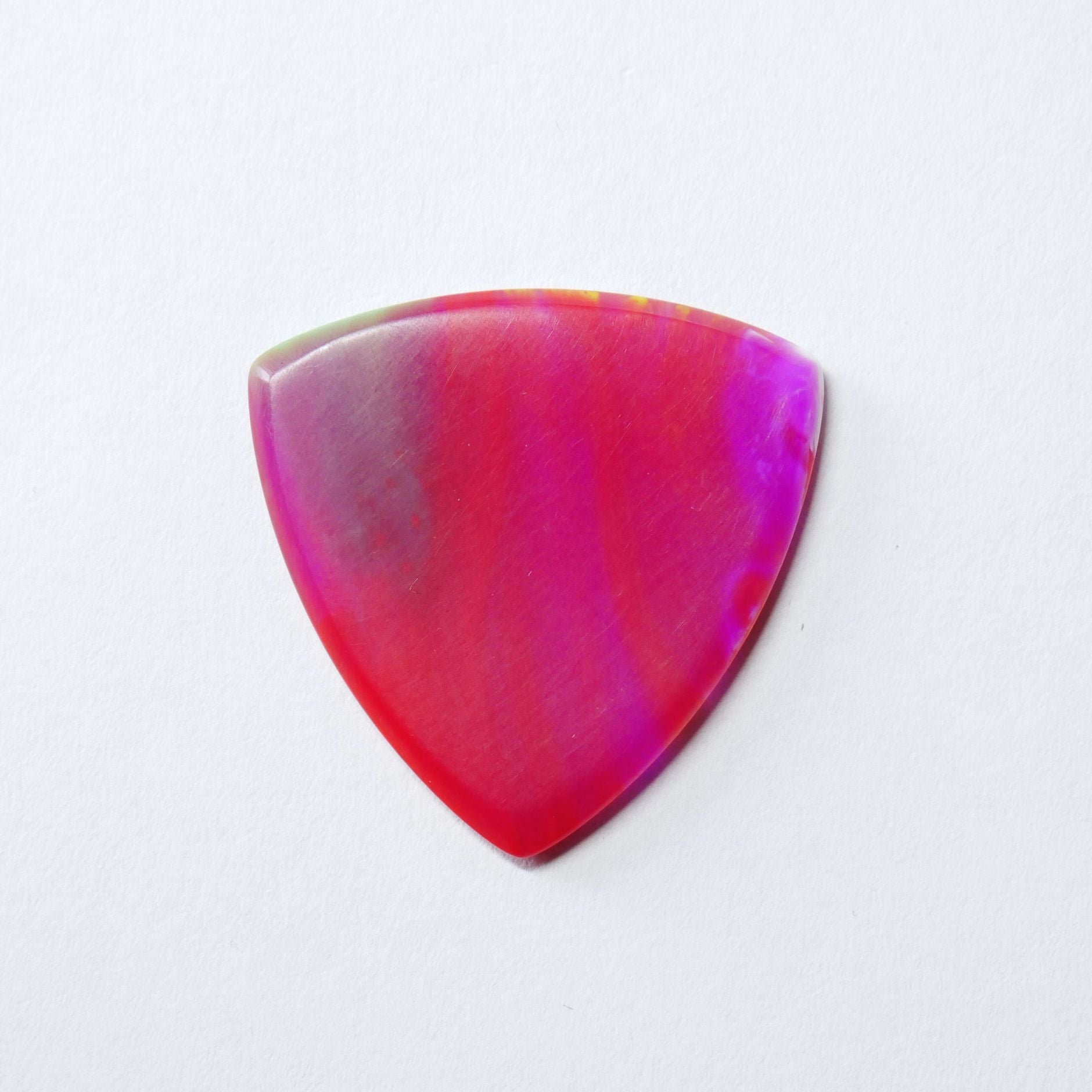 Northern Ghost Plectrums Handmade Acrylic Guitar Pick - 2.5mm Rainbow Triangle - Ploutone