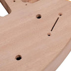 DIY Solderless Super Strat Ibby Style Guitar Kit - Mahogany Body & Maple Neck - Ploutone