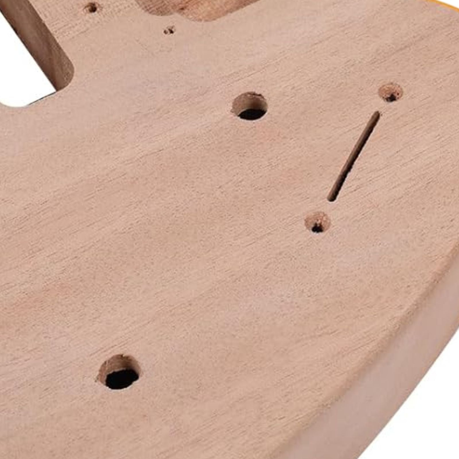 DIY Solderless Super Strat Ibby Style Guitar Kit - Mahogany Body & Maple Neck - Ploutone