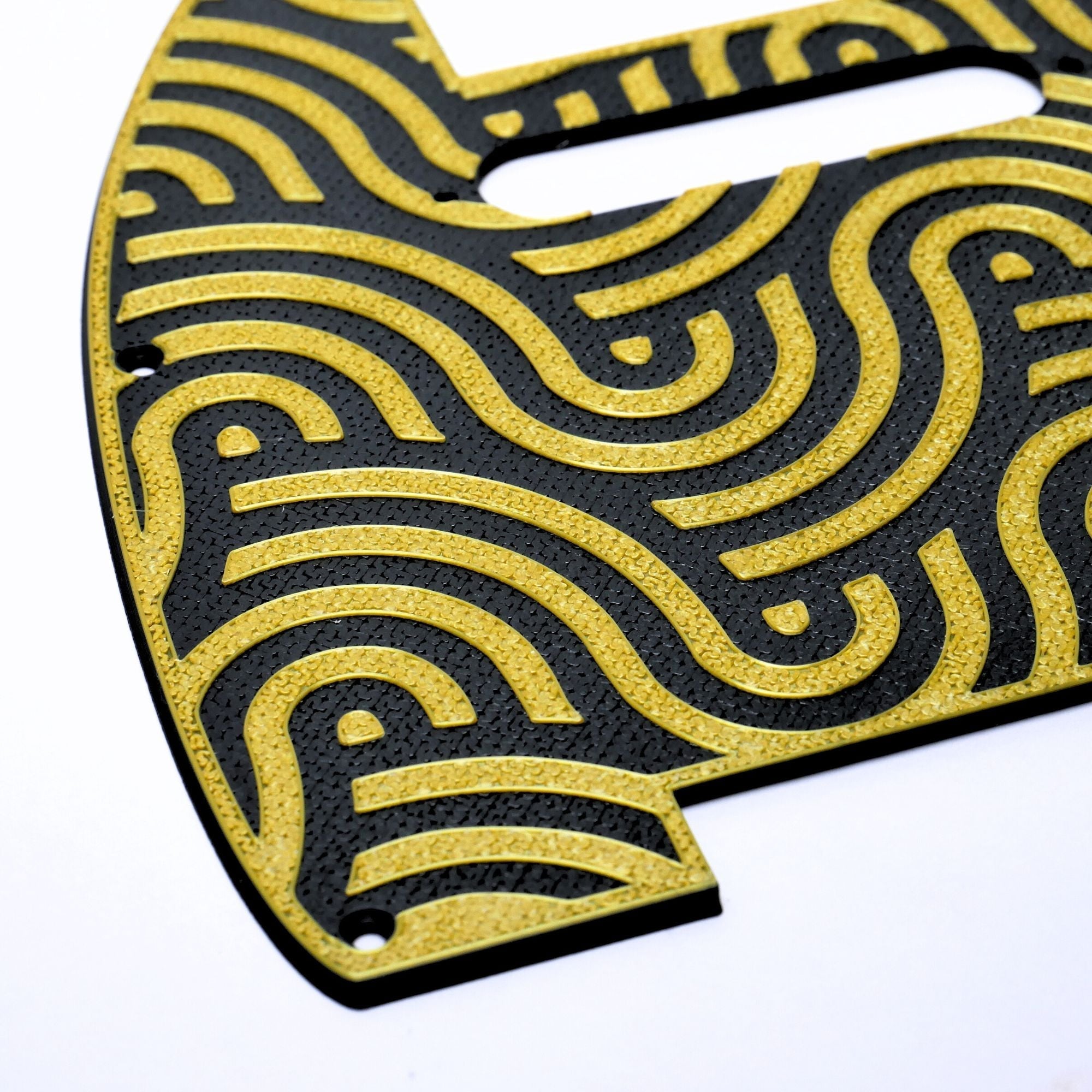 Custom 8-Hole Telecaster Pickguard – Artisan Series Tidal - Ploutone