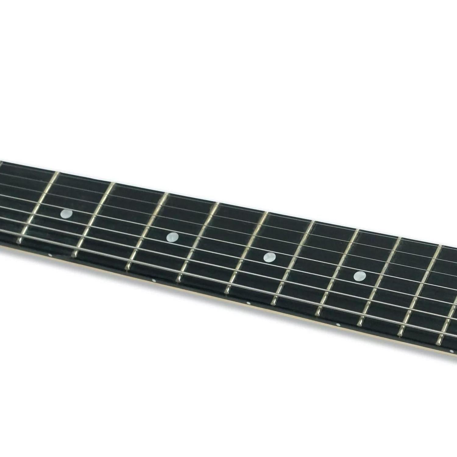 7-String Electric Guitar - Burl Top & Okoume Body - Ploutone