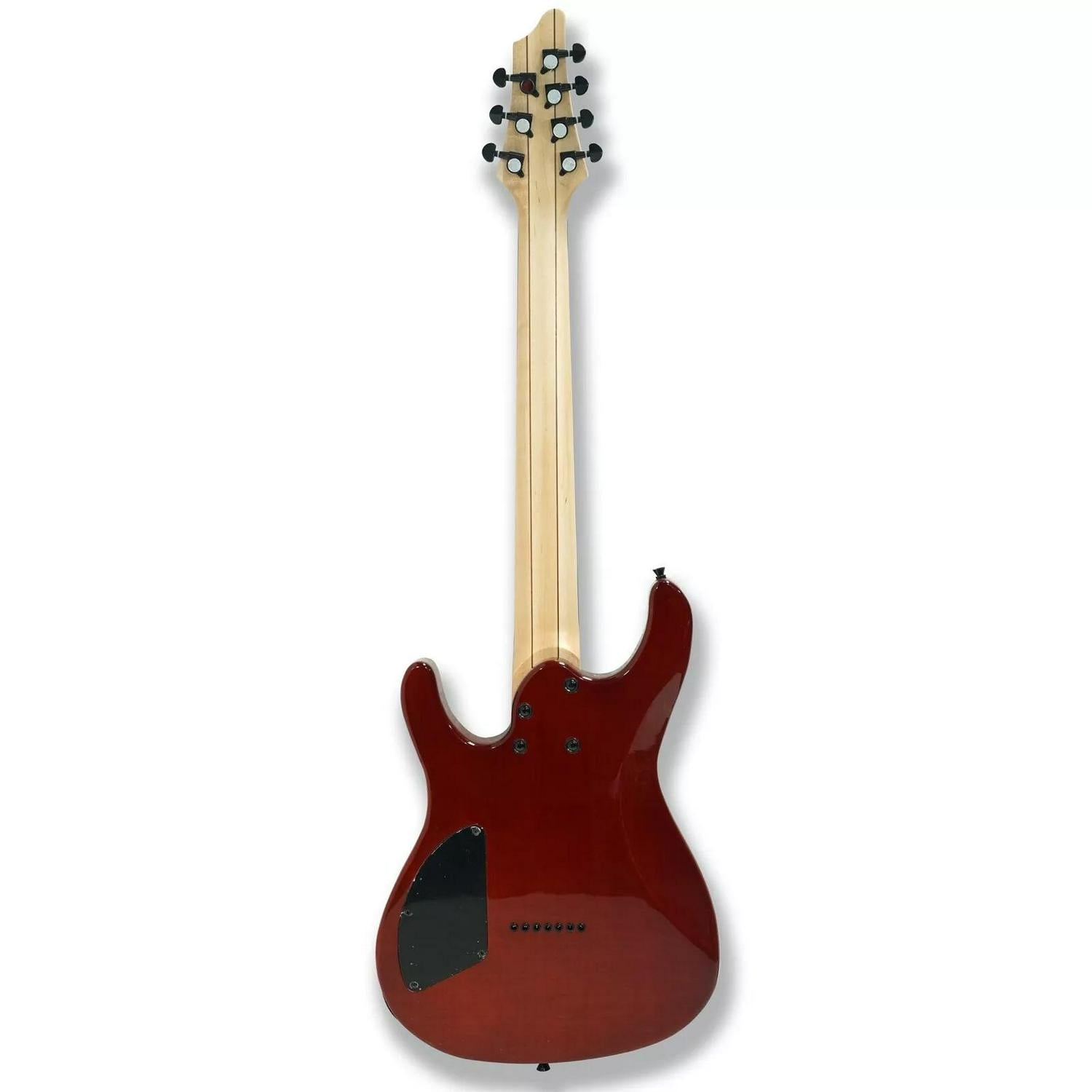 7-String Electric Guitar - Burl Top & Okoume Body - Ploutone