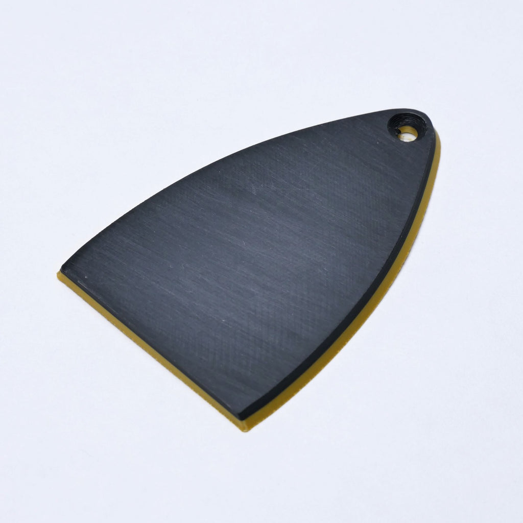 Custom PRS SE Truss Rod Cover – Multiple Colors Black & Gold - Ploutone