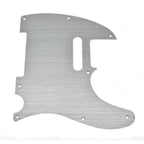 8-Hole Metal Telecaster Pickguard - Brushed Aluminum - Ploutone