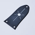 Custom Gibson SG Truss Rod Cover - Del Sol Black & White - Ploutone
