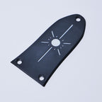 Custom Gibson SG Truss Rod Cover - Del Sol Black & White - Ploutone