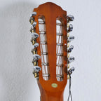 Oscar Schmidt OH52SE Acoustic-Electric Bajo Sexto w/ Bag - Solid Cedar & Macassar Ebony - Ploutone
