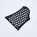 Custom Ibanez BTB Truss Rod Cover - Honeycomb Pattern Black - Ploutone