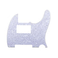 8-Hole HH/ SH Humbucker Telecaster Pickguard - 4-Ply White Pearl - Ploutone