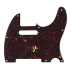 8-Hole Telecaster Pickguard - 4-Ply Brown Tortoise - Ploutone