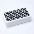 Custom Humbucker Pickup Cover (No Holes) Set of 2 - White & Black - Ploutone