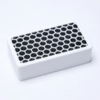 Custom Humbucker Pickup Cover (No Holes) Set of 2 - White & Black - Ploutone