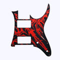 Ibanez GIO RG131 & RG330 Pickguard - Artisan Series - Cyber Sigil Black & Red - Ploutone