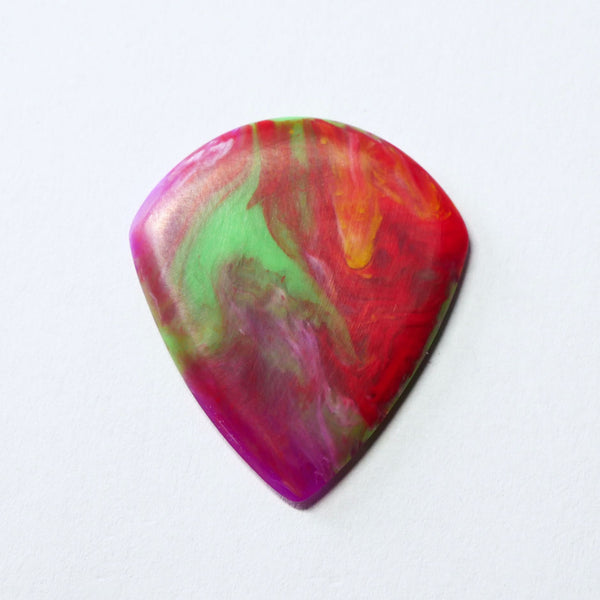 Northern Ghost Plectrums Handmade Acrylic Guitar Pick - 2.5mm Rainbow Jazz XL Guitar Picks from Ploutone